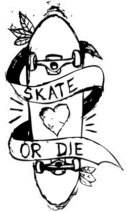 Koszulka Skate Or Die Damska