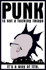 Koszulka męska "Punk is not a image"