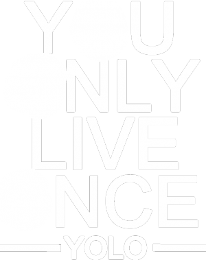 yolo you only live once koszulka bluzka - nadruk