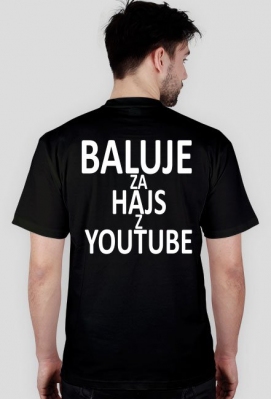 BALUJE ZA HAJS Z YOUTUBE Męska - czarna - wersja 1 - game-tshirt