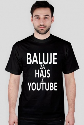 BALUJE ZA HAJS Z YOUTUBE Męska - czarna - wersja 4 - game-tshirt