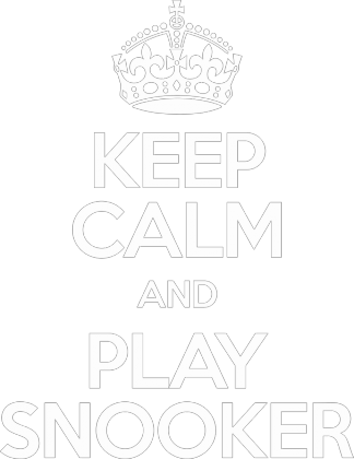 Keep Calm and Play Snooker #1 Blue