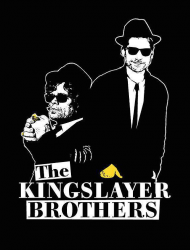 The Kingslayer Brothers - Tyrion & Jaime - czarna