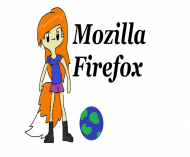 Firefox T-shirt męski