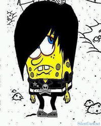 Emo SpongeBob Cup