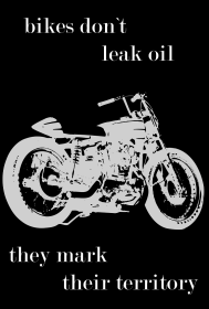 Bikes don`t leak oil