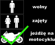 Jeźdże na motocyklu