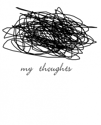 bluzka " my thoughts "