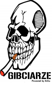 Gibciarze Logo Skull_Gib White