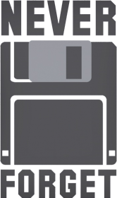 never forget floppy disk