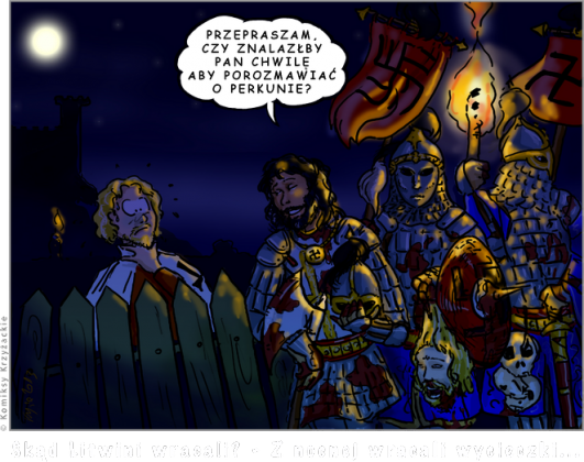 Koszulka męska czarna. Litwini. Nr 3