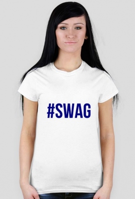 Koszulka z napisem #Swag - Biebs