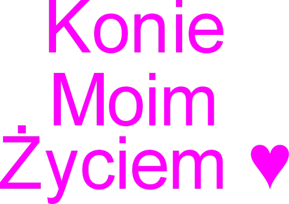 konie moim życiem kubek