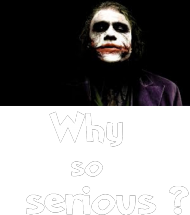 Why so serious ? - Czarna, męska