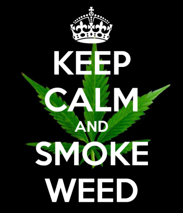 Keep Calm and Smoke Weed