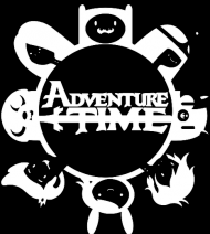 Bluza z kapturem adventure time czarna