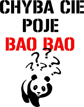 Bluza Chyba cię poje Bao Bao.