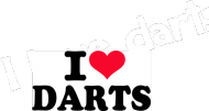 I love darts-kubek