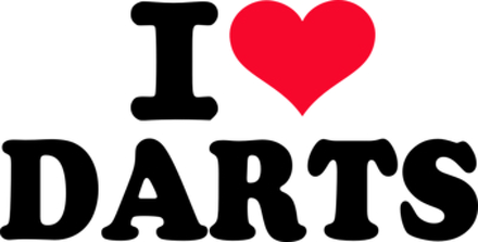 I love Darts-serce