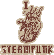 I Love Steampunk Old-Bluza
