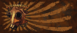 Maska steampunk-Kubek - nadruk