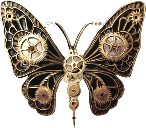 Motyl Steampunk-torba