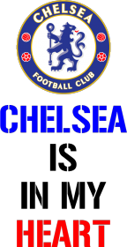 Chelsea is in my heart - koszulka męska