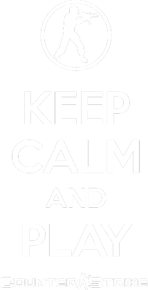 Keep calm CS black