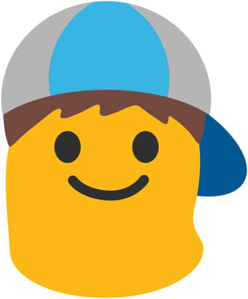 Emoji Chłopak w czapce