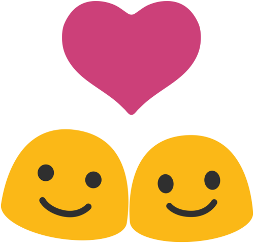 Emoji Zakochana Para