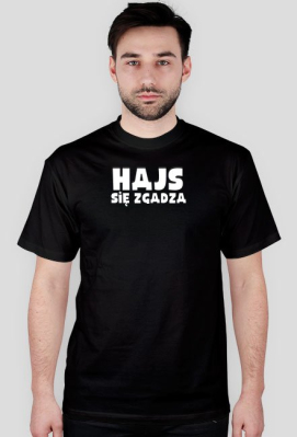 Koszulka - Hajs się zgadza - Wszystkie kolory - Męska - trolloshop