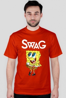 Spongebob Swag - Czerwnoy T-Shirt - TarantulaSHOP