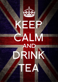 Keep Calm and Drink Tea-czarna