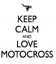 Bluza Biała z logo MotoCross