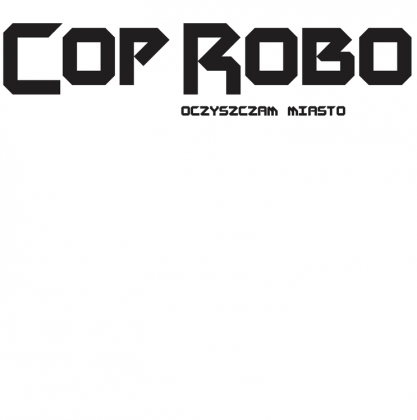 T-SHIRT COP ROBO BIAŁY