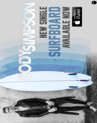 Cody Simpson "SURFBOARD" - podkładka pod mysz/mouse pad