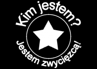 Jestem zwycięzcą! black