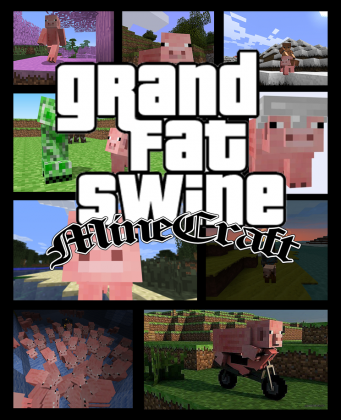 t-shirt wielkatłustaświnia męski czerwony