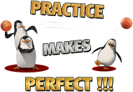 Practice Makes Perfect lady