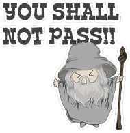 you shall not pass black