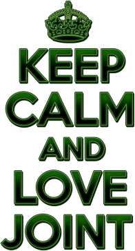 Keep Calm and love joint (man)