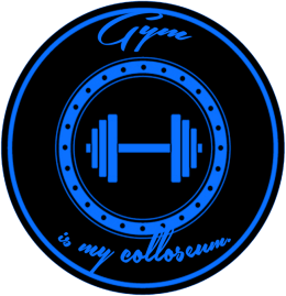 T-SHIRT " Gym is my colloseum" white