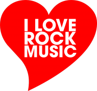 DAMSKA Koszulka I Love Rock Music Vol. 2 CZARNA