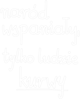 EKO TORBA NARÓD WSPANIAŁY, TYLKO LUDZIE KURWY