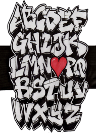 Alfabet Graffiti