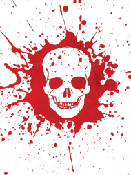Bloody skull (męska)