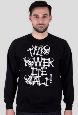 Tylko rower Cię ocali Czarna Bluza - BMXwear