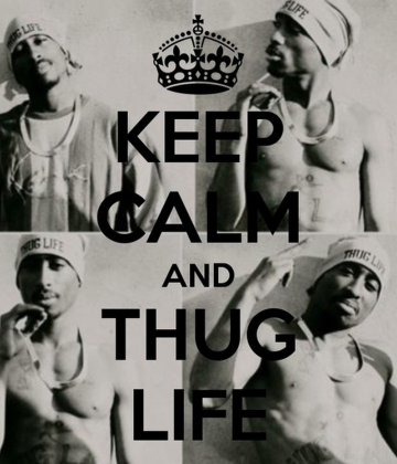keep calm&tupac