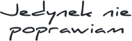 Jedynek nie poprawiam (męski biały)