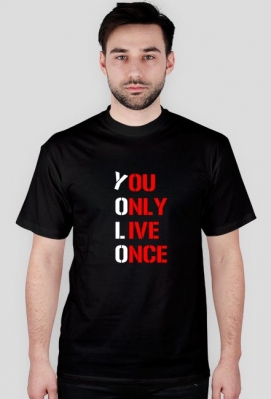 yolo czarny - KamilekkShop